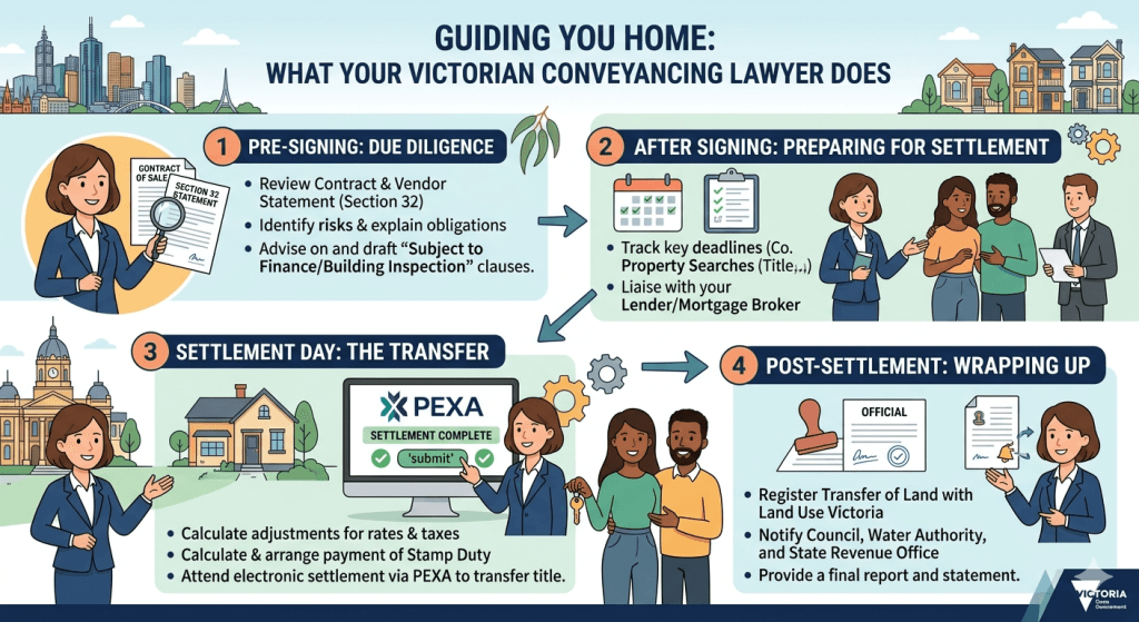 Buying Property in Victoria: What Your Conveyancing Lawyer Does for You