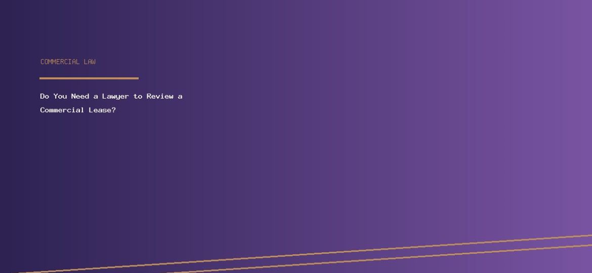 Commercial lease lawyers Frankston - lease review Victoria