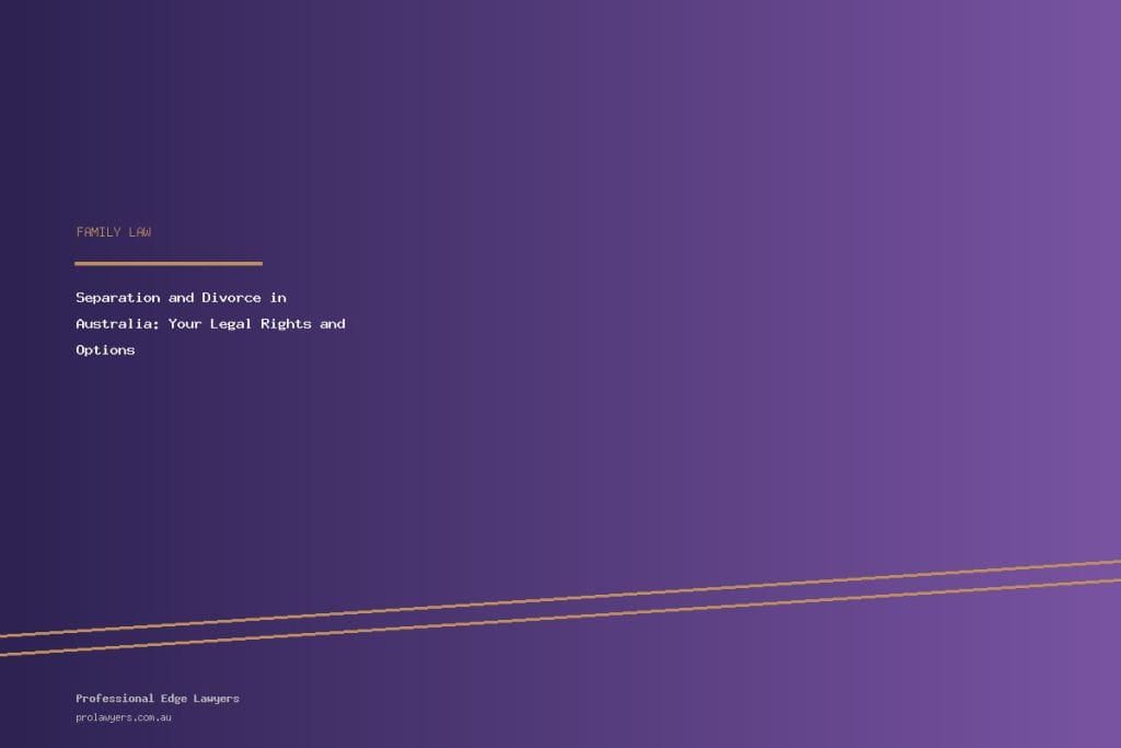 Family lawyers Frankston - separation and divorce Australia