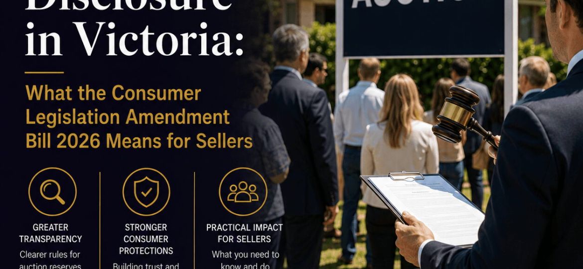 Auction Reserve Price Disclosure in Victoria: What the Consumer Legislation Amendment Act 2026 Means for Sellers