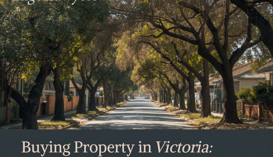 Buying Property in Victoria: What Your Conveyancing Lawyer Does for You