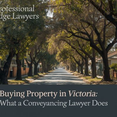 Conveyancing lawyers Frankston - buying property in Victoria